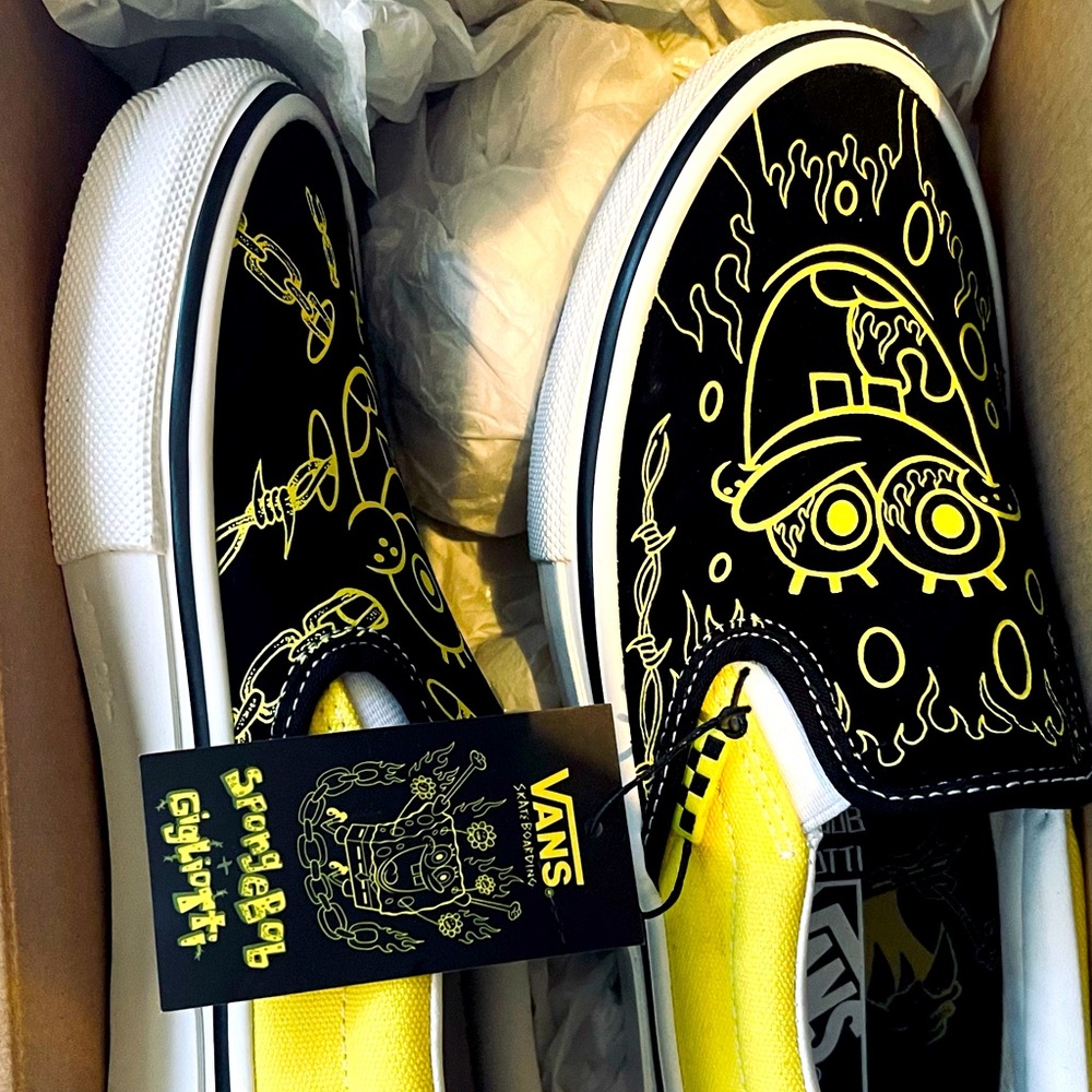 Vans SpongeBob x Gigliotti Slip Ons